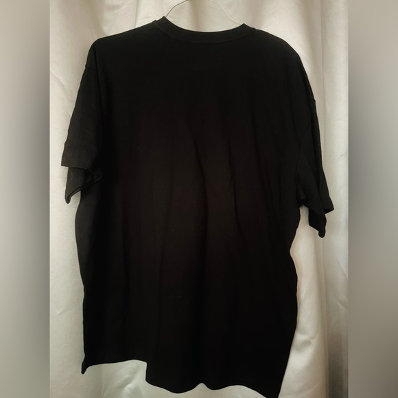 boohooMan x LilTjay 'Trench kid' Men's 'Ruthless' skull black shirt NWT Size L - Picture 6 of 10